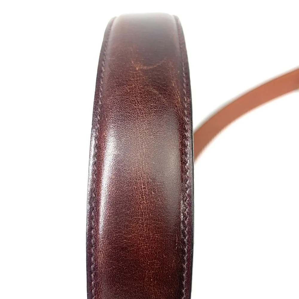 Trafalgar Classic Men's Cortina Leather Dress Belt - Brown, Size 38